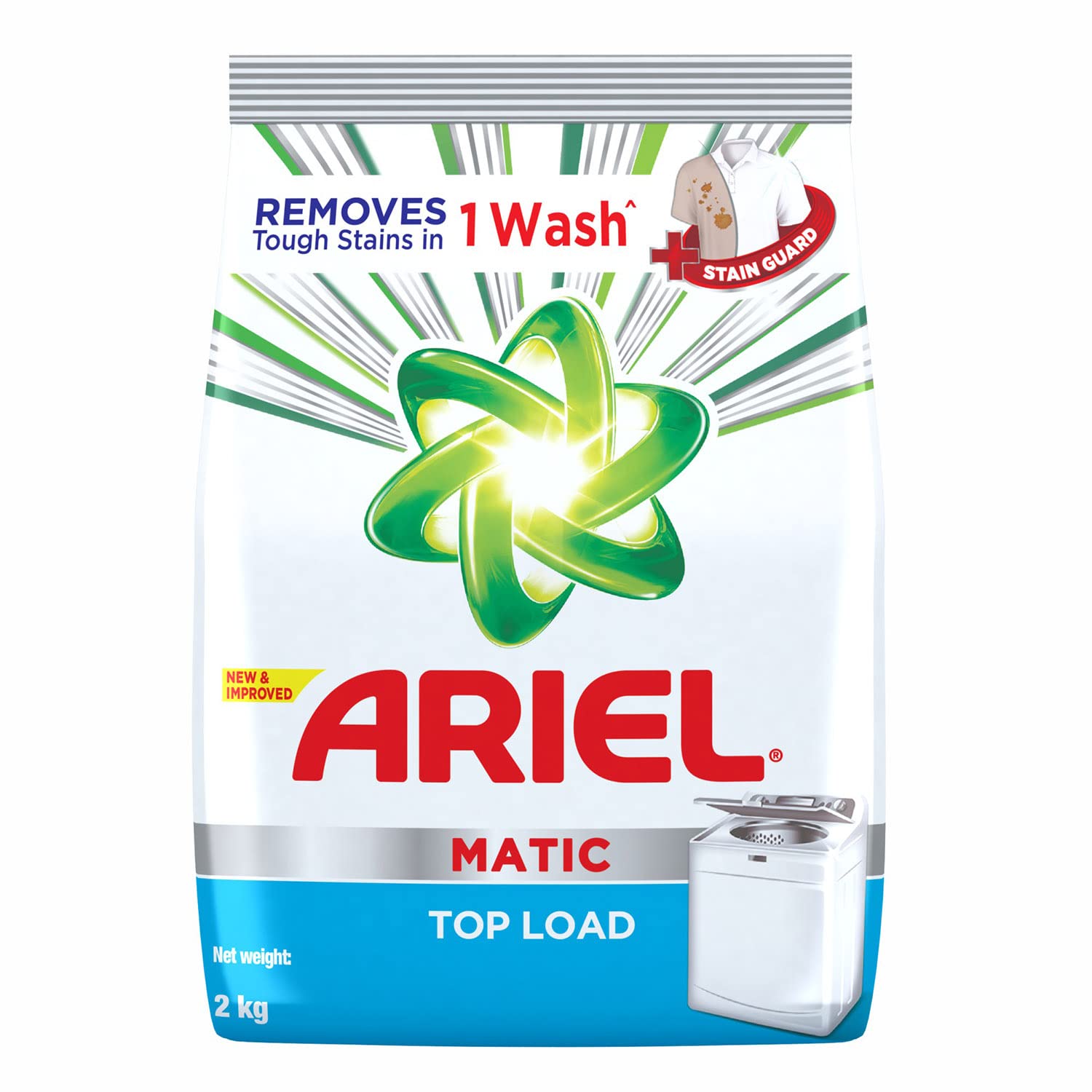 Ariel Matic Top Load Detergent Washing Powder 2 KG