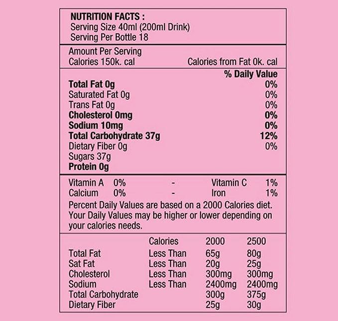 GURUJI ROSE SYRUP 750ML - Image 3