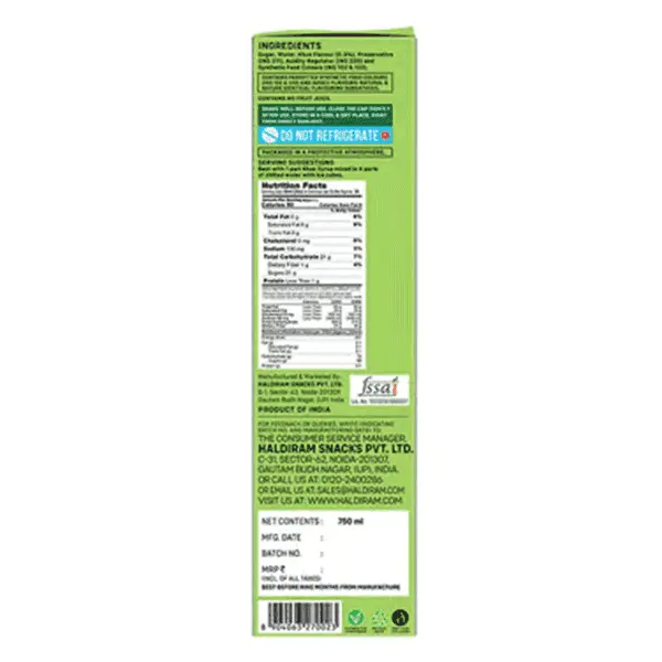 HALDIRAM KHUS SYRUP 750ML - Image 3