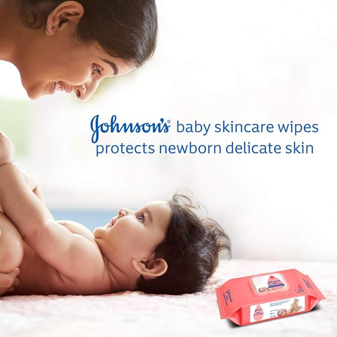 Jhonsons Baby skincare Wipes - 80N - Image 3