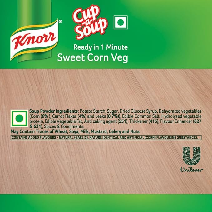KNORR SWEET CORN VEG SOUP 44GM - Image 2