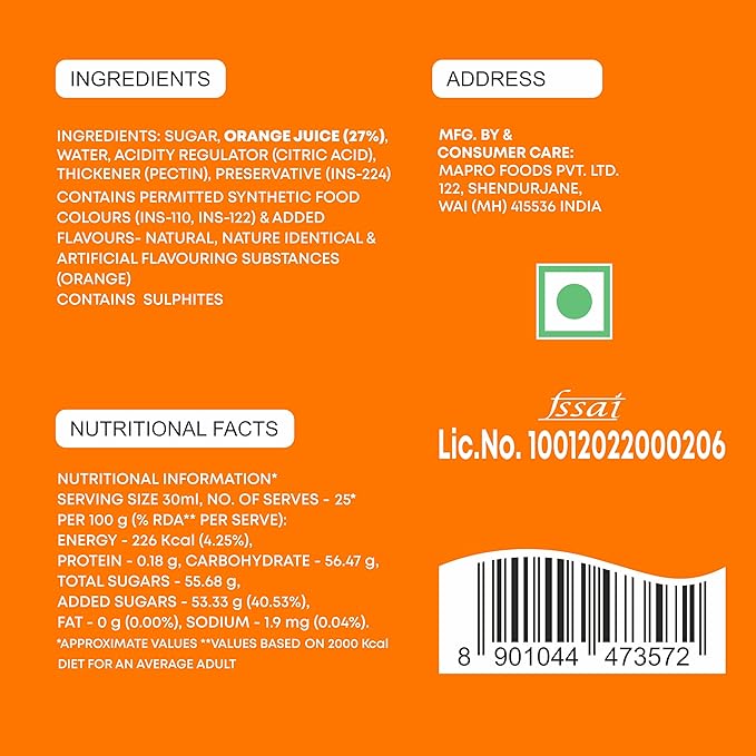 MAPRO ORANGE CRUSH 750ML - Image 5