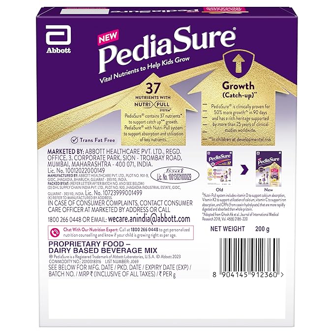PEDIASURE VANILA DELIGHT 200G - Image 2