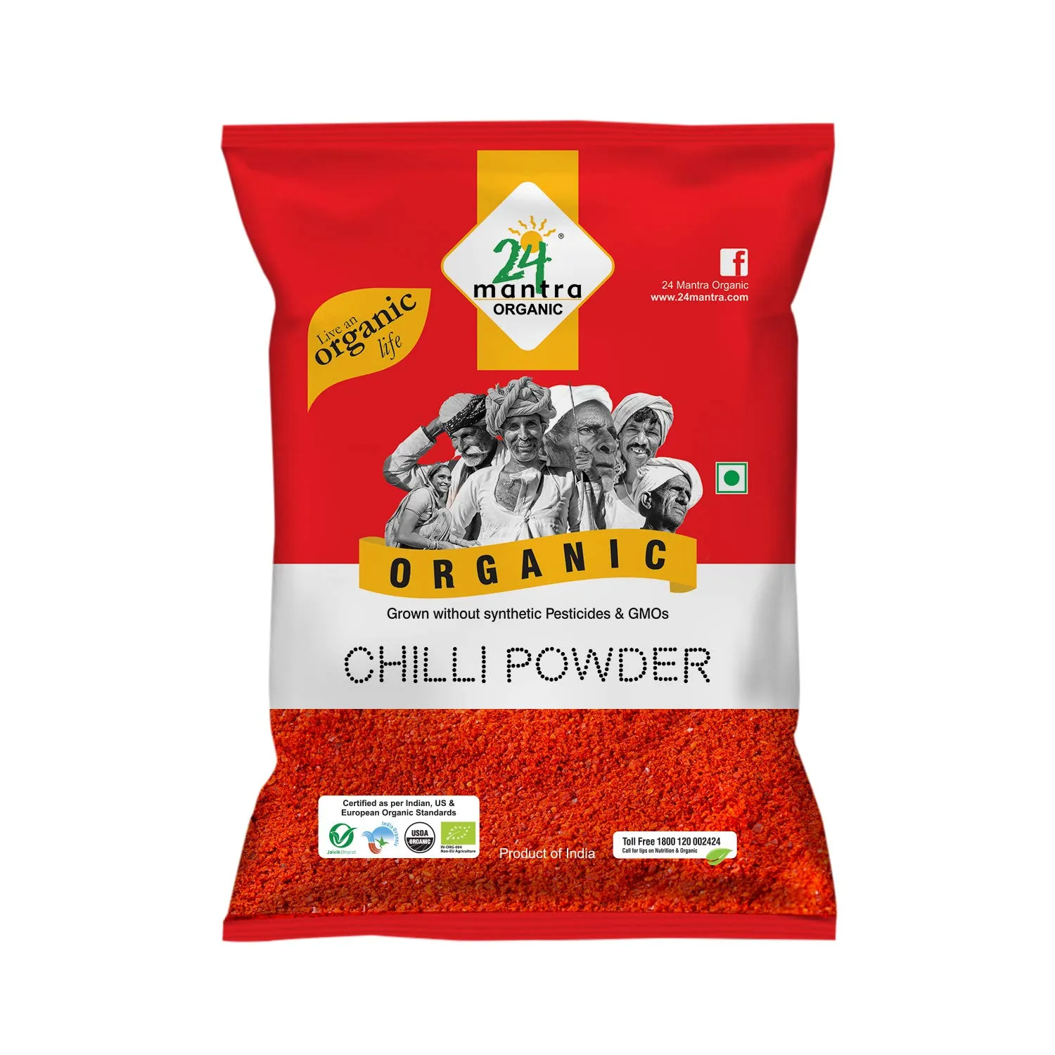 24 Mantra Organic Chilly Powder 100 GM
