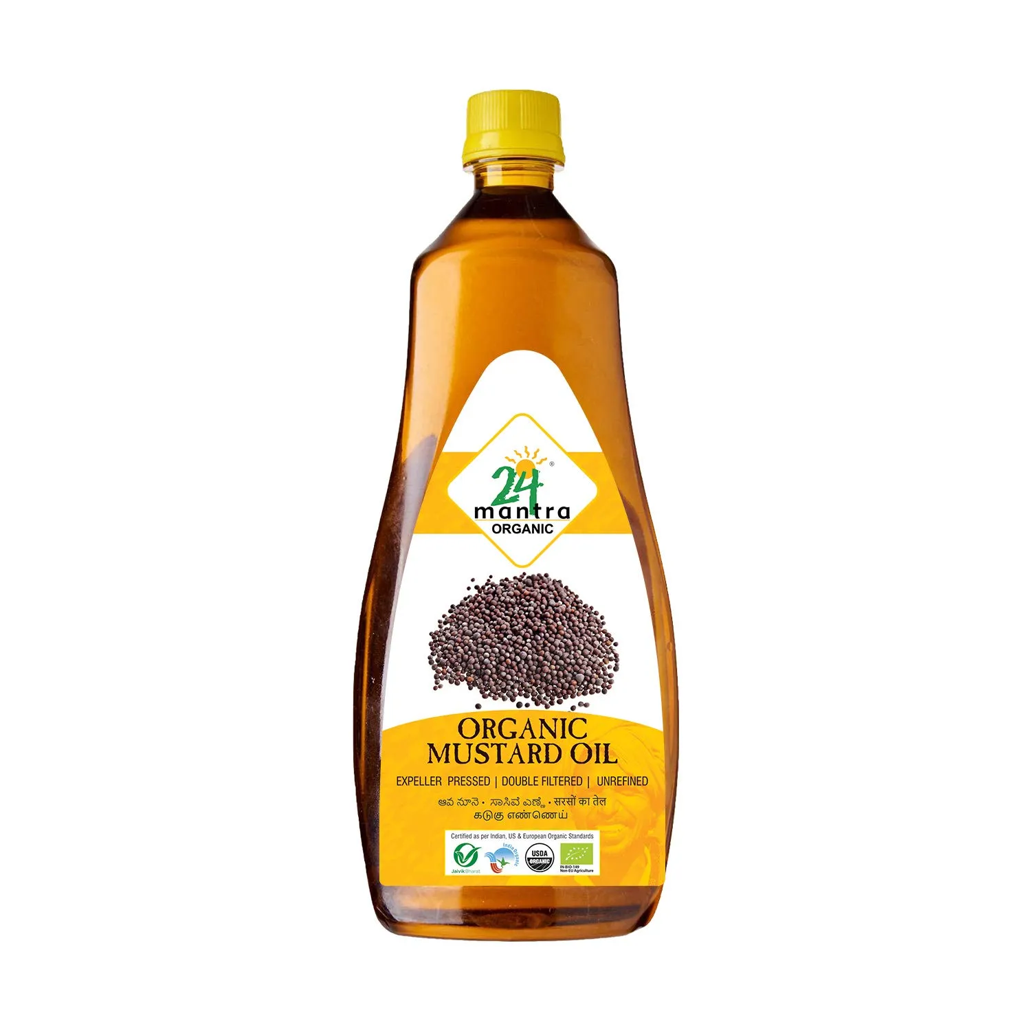 24 Mantra Organic Mustard Oil 1 LT