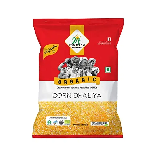 24 Mantra Organic Corn Daliya 500 GM
