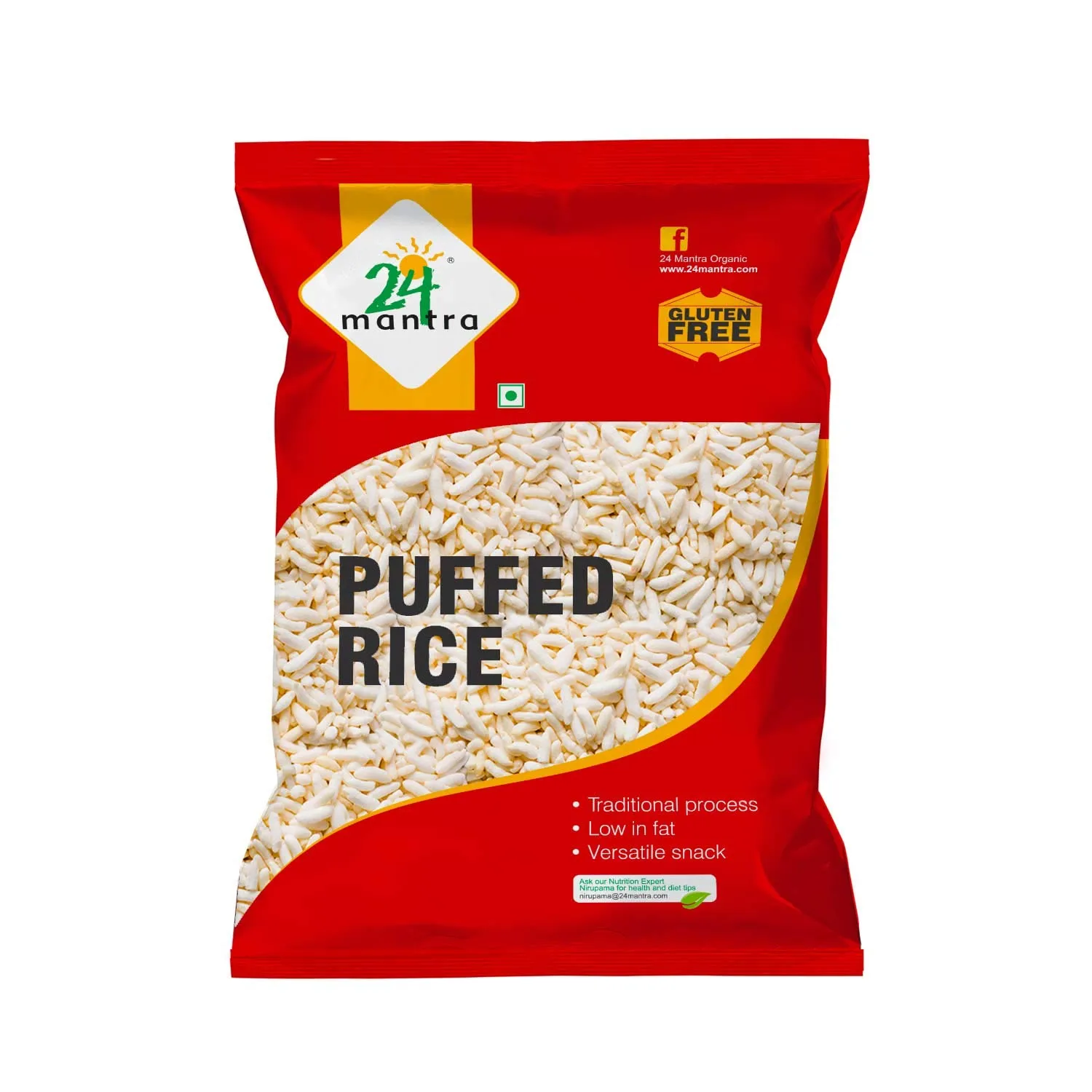 24 Mantra Puffed Rice – Gluten Free 200 GM