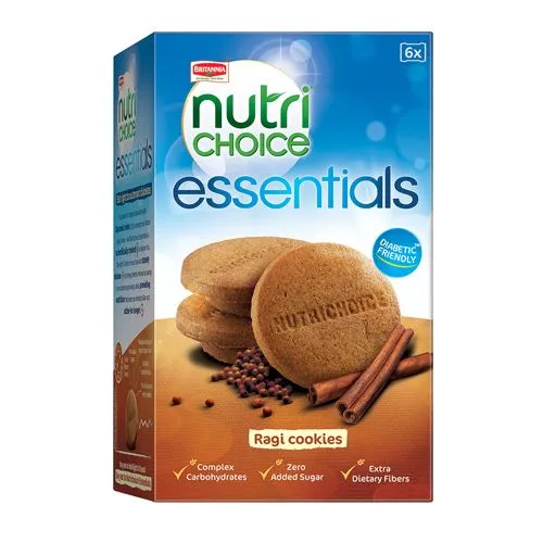 Britannia Nutri Choice Essentials Ragi Cookies 150 GM