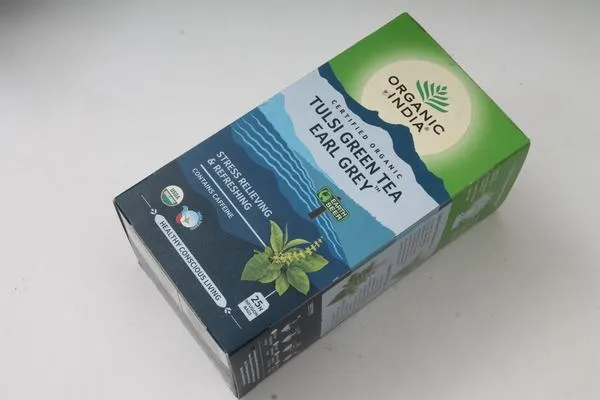 Organic India Tulsi Green Tea Earl Grey 25 BAGS