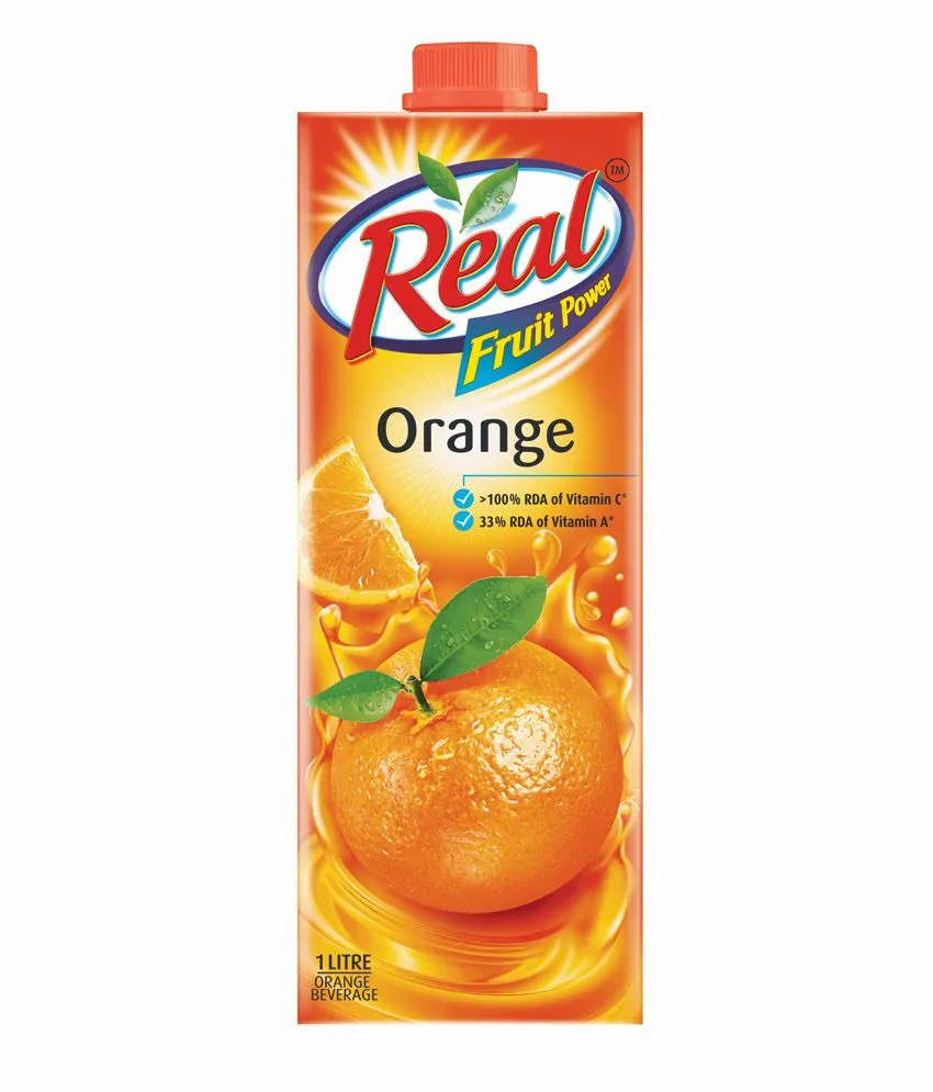 Real Fruit Power Orange Juice 1 LT