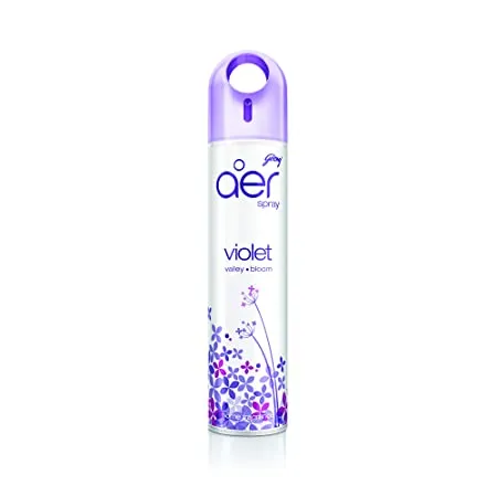 Godrej Aer Spray – Home & Office Air Freshener, Violet Valley Bloom, 240 ml