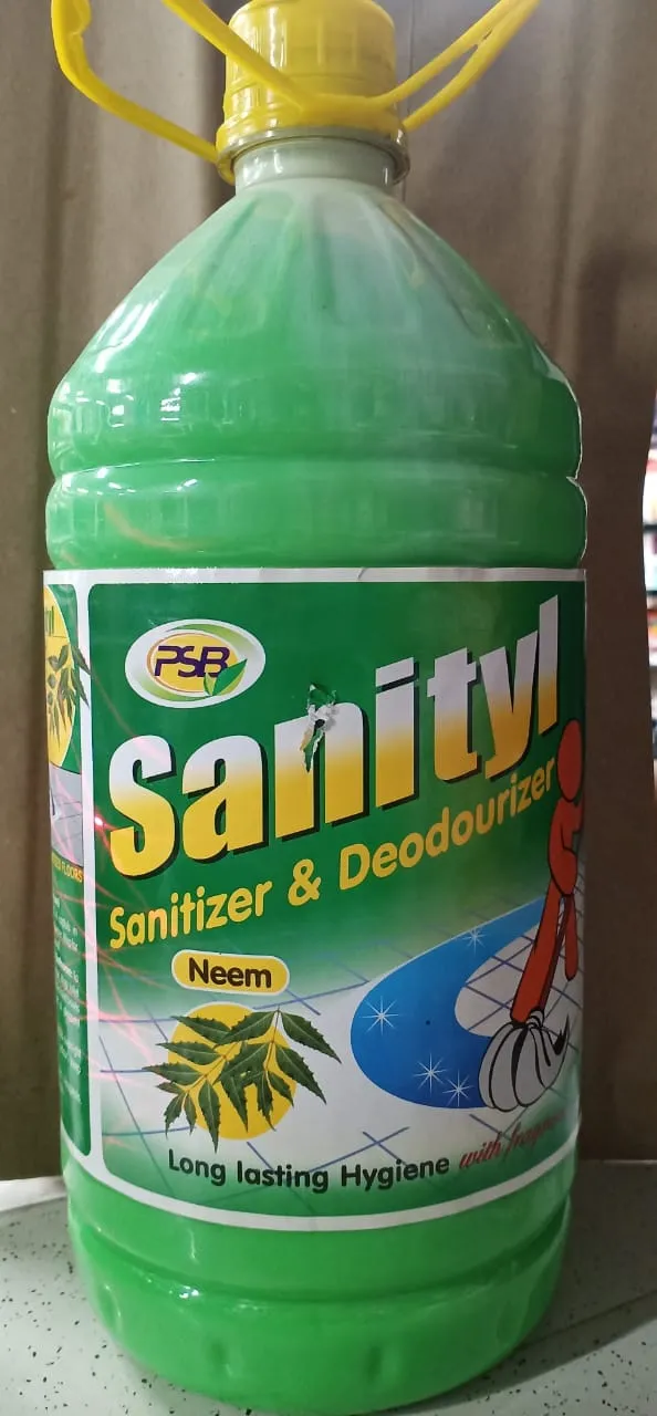 Sanityl Sanitizer & Deodourizer Neem 5 LT