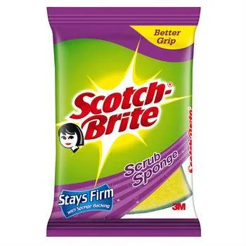 Scotch Brite Scrub Sponge (2-In-1) 1 PCS