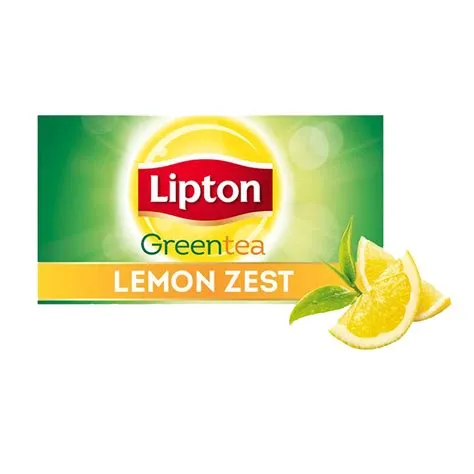 Lipton Tea Bag Green Tea Lemon Zest 25 BAGS