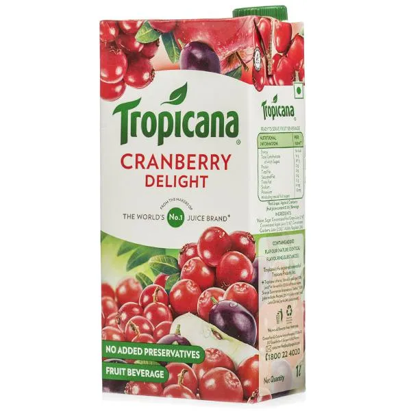 Tropicana Cranberry Delight 1 LT