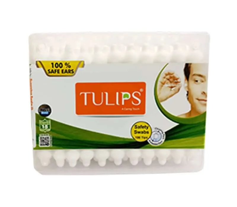 Tulips Cotton Swabs (Buds In Box) 200 BUDS