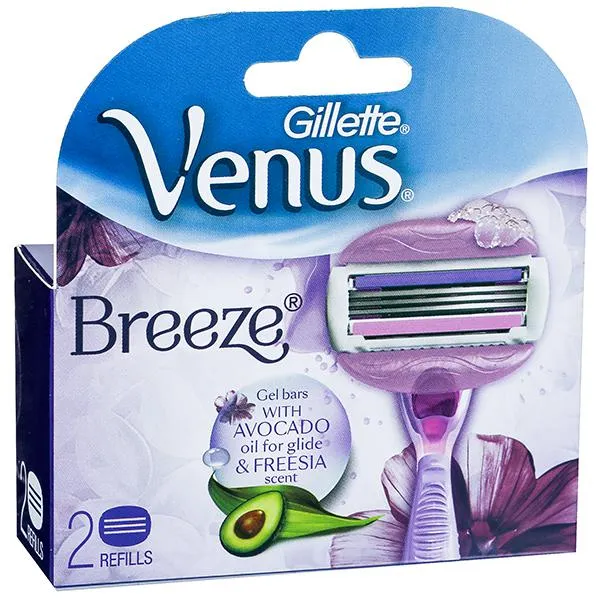 Gillette Venus Breeze Cart (Gel Bars With Avocado Oil) 2 N