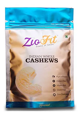 Ziofit Indian Whole Cashews 200 GM
