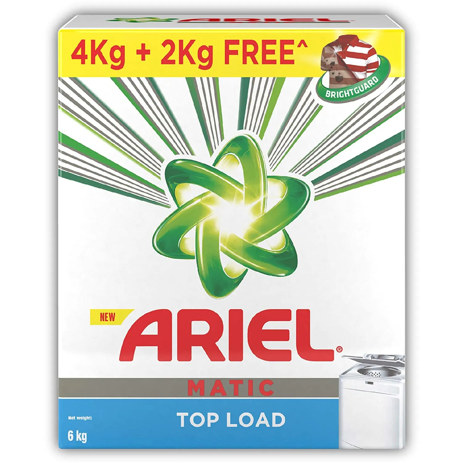 Ariel Matic Top Load Detergent Washing Powder 4+2 KG