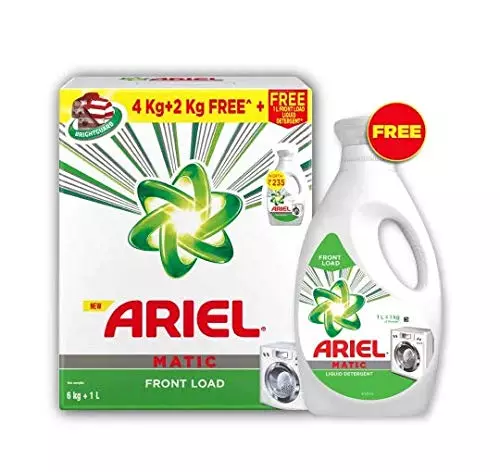 Ariel Matic Front Load Detergent Washing Powder 4+2 KG