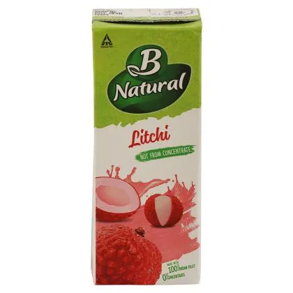 B NATURAL LITCHI 180ML