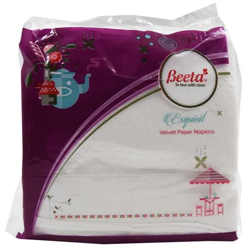 Beeta Velvet Luncheon Paper Napkin Tissue, 130 g
