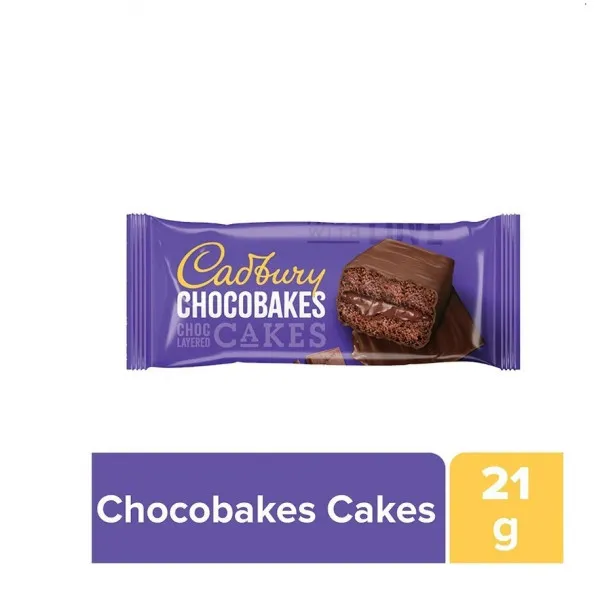 Cadbury Chocobakes Choc Layered Cakes 21 GM