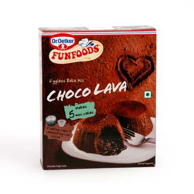 Funfoods Eggless Bake Mix Choco Lava 320 GM