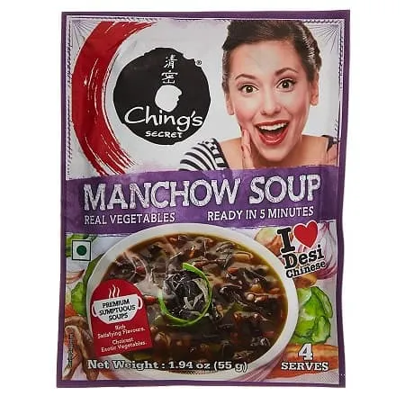 Chings Instant Soup Manchow 55 GM