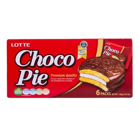 Lotte Choco Pie Medium 168 GM