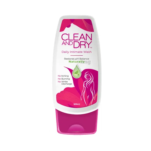 Clean & Dry Daily Intimate Wash 189 ML