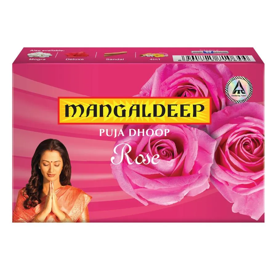 Mangaldeep Dhoop Rose 16 STICKS
