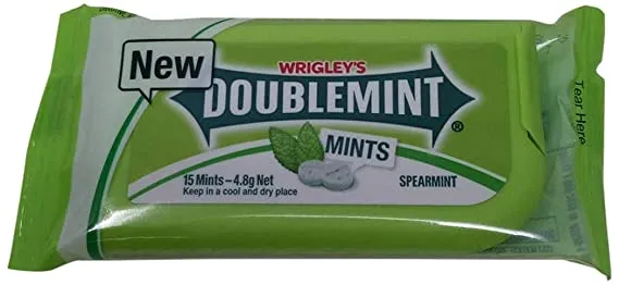 Wrigleys Doublemint Spearmint 7.4 GM