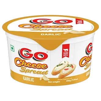 Go Cheese Spread Garlic 200 GM