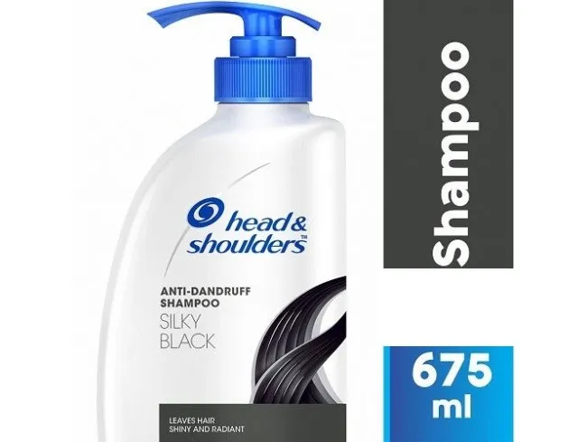 H&S Shampoo Silky Black 675 ML