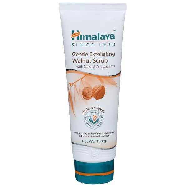 Himalaya Herbals Gentle Exfoliating Walnut Scrub, 100g