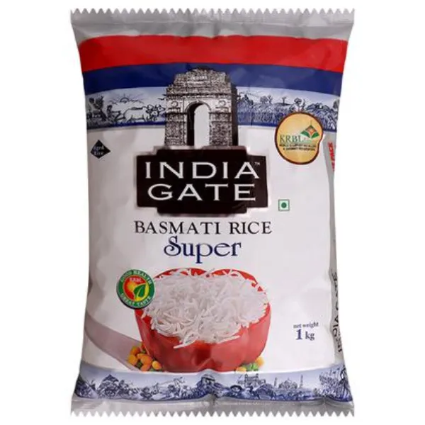 India Gate Basmati Rice Super 1 KG