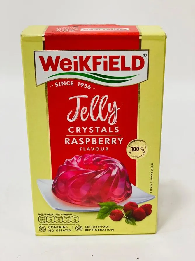 Weikfield Jelly Crystals Raspberry 90 GM