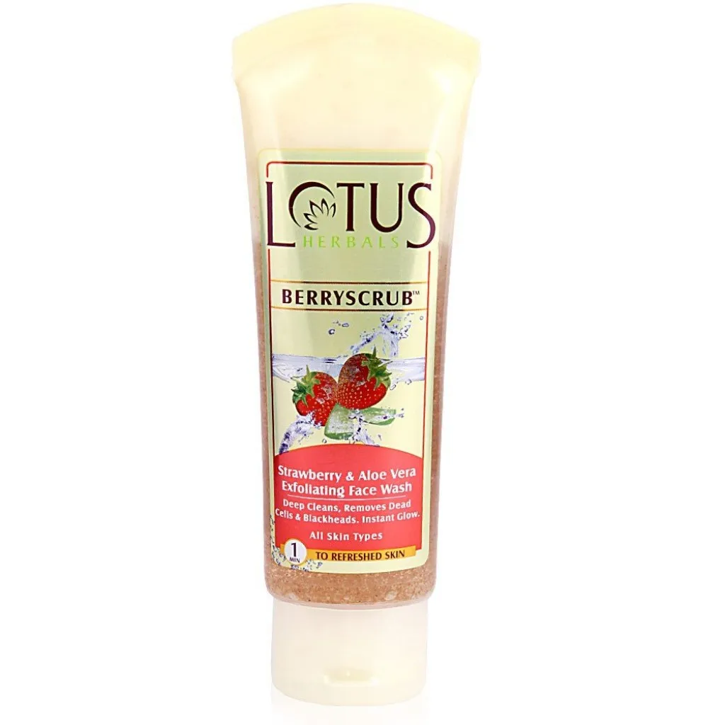 LOTUS F.WASH BERRYSCRUB 120G