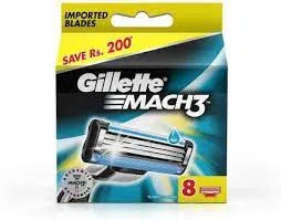 Gillette Mach-3 Cart. 8 N