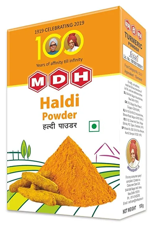 Mdh Haldi Powder 100Gm