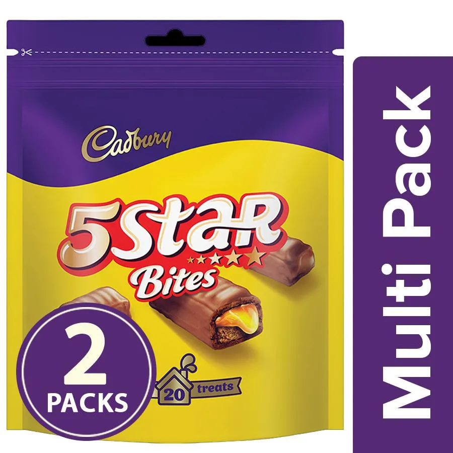 Cadbury 5 Star Chocolate Home Treats Pack 200g