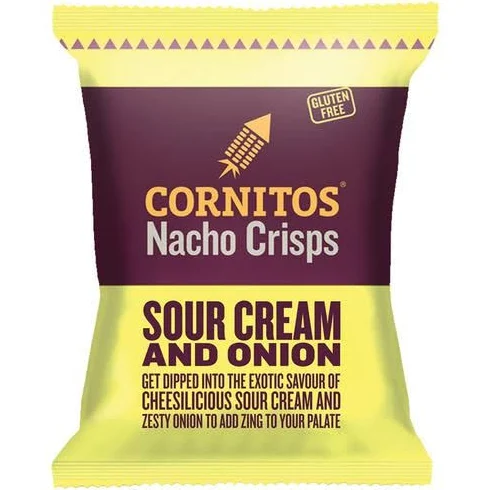 Cornitos Nachos Sour Cream & Onion 60 GM