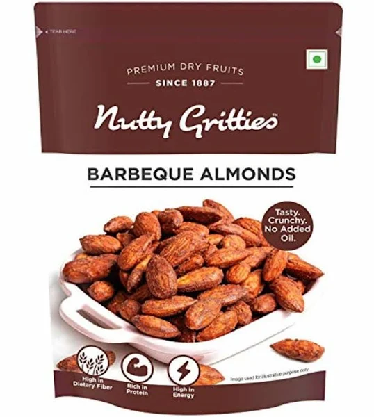 Nutty Gritties Almonds – Barbeque, 200 g