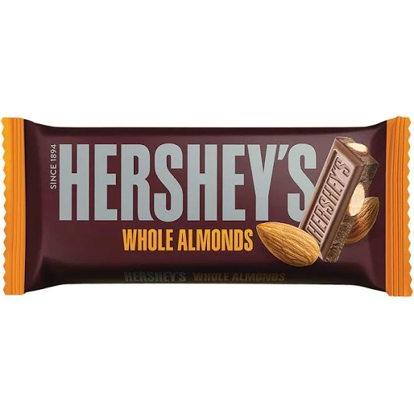 HERSHEY`S CHOCOLATE WHO.ALMOND 100GM