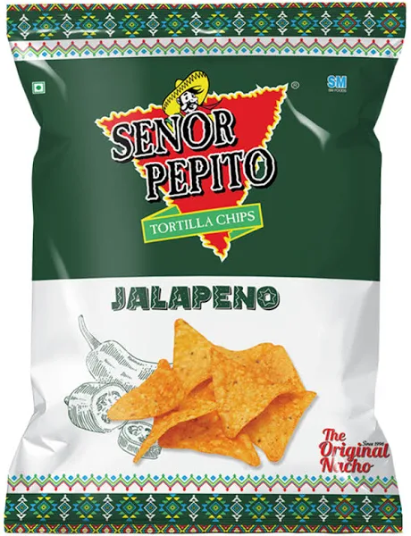 Senor Pepito Tortilla Jalapeno Chips 60G (BUY 1 GET 1)