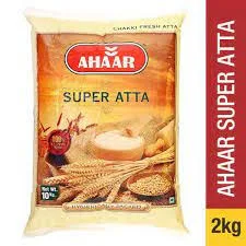 Ahaar Super Atta Wheat Flour, 2kg