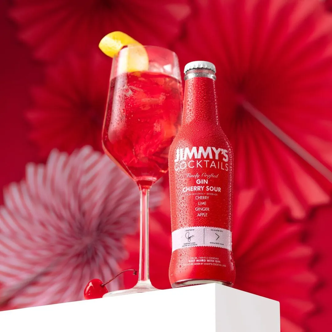 Jimmy’s Cocktails Gin Cherry Sour 250ml