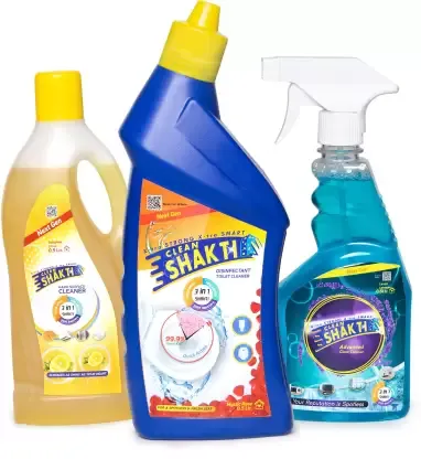 Clean Shakti Toilet Cleaner 500ml+ Surface Cleaner 500ml