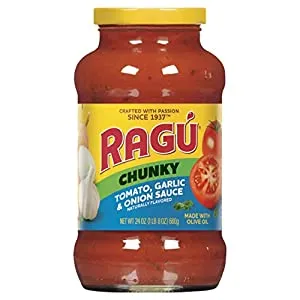 Ragu Tomato Garlic and Onion Pasta Sauce, 680g